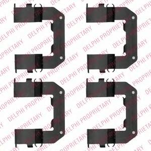 DELPHI LX0515 Комплектуючі, колодки диск... DELPHI LX0515 Комплектуючі, колодки диск...