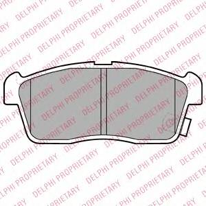 DELPHI LP2219 Комплект тормозных колодок... DELPHI LP2219 Комплект тормозных колодок...