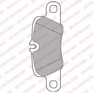 DELPHI LP2237 Комплект тормозных колодок... DELPHI LP2237 Комплект тормозных колодок...