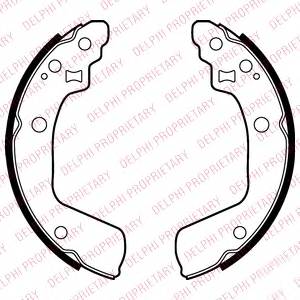 DELPHI LS2046 Комплект тормозных колодок DELPHI LS2046 Комплект тормозных колодок