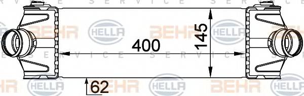 HELLA 8ML 376 765-101 Интеркулер