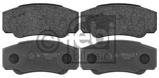 FEBI BILSTEIN 116047 Комплект тормозных колодок