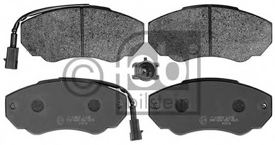 FEBI BILSTEIN 116049 Комплект тормозных колодок