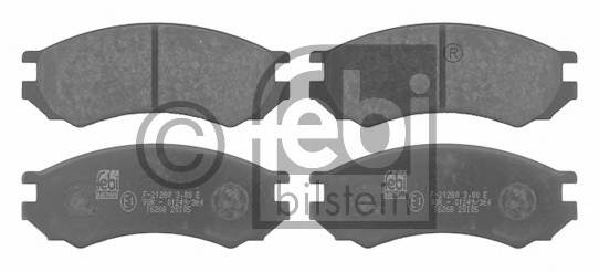 FEBI BILSTEIN 16268 Комплект тормозных колодок...