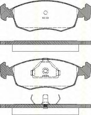 TRISCAN 8110 16868 Комплект тормозных колодок
