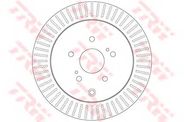 TRW DF6351 Тормозной диск