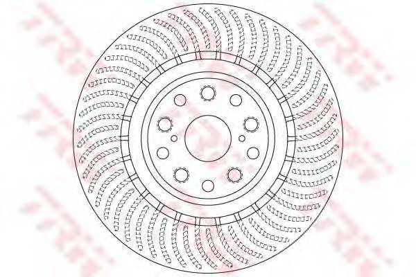 TRW DF6489S Тормозной диск