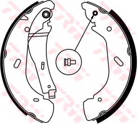 TRW GS8690 Комплект тормозных колодок