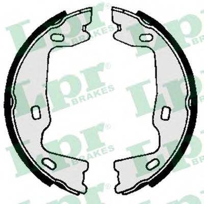 LPR 02570 Комплект тормозных колодок