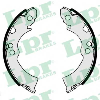 LPR 04300 Комплект тормозных колодок