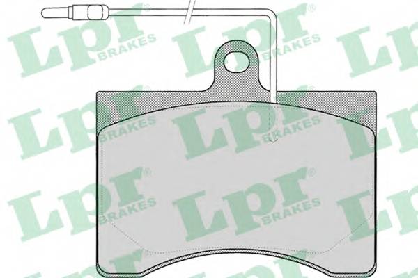 LPR 05P008 Комплект тормозных колодок... LPR 05P008 Комплект тормозных колодок...