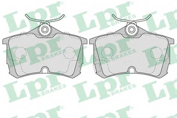 LPR 05P1037 Комплект тормозных колодок