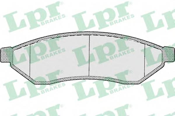 LPR 05P1198 Комплект тормозных колодок... LPR 05P1198 Комплект тормозных колодок...