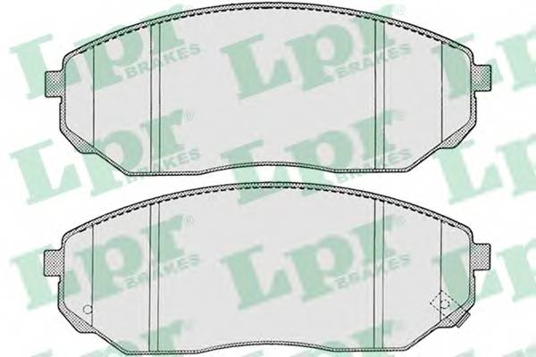 LPR 05P1207 Комплект гальмівних колодо... LPR 05P1207 Комплект гальмівних колодо...