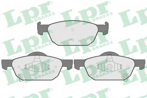 LPR 05P1560 Комплект тормозных колодок... LPR 05P1560 Комплект тормозных колодок...