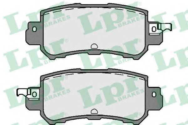 LPR 05P1756 Комплект гальмівних колодо... LPR 05P1756 Комплект гальмівних колодо...