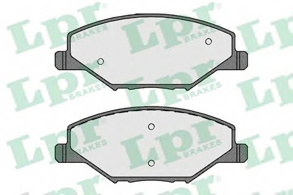 LPR 05P1795 Комплект тормозных колодок... LPR 05P1795 Комплект тормозных колодок...