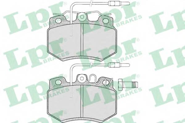 LPR 05P274 Комплект тормозных колодок