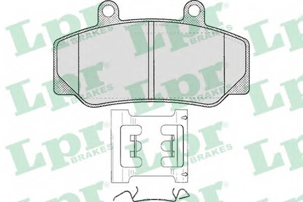 LPR 05P318 Комплект тормозных колодок