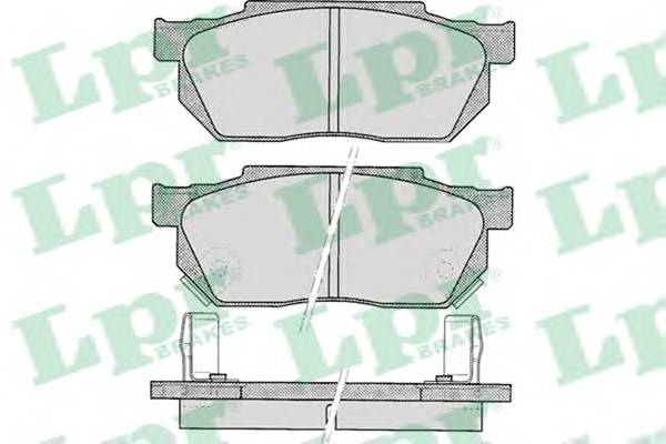 LPR 05P322 Комплект тормозных колодок