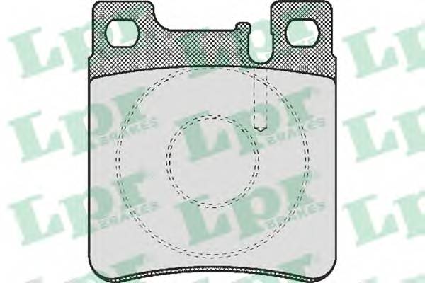 LPR 05P477 Комплект тормозных колодок...