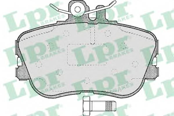 LPR 05P492 Комплект гальмівних колодо... LPR 05P492 Комплект гальмівних колодо...