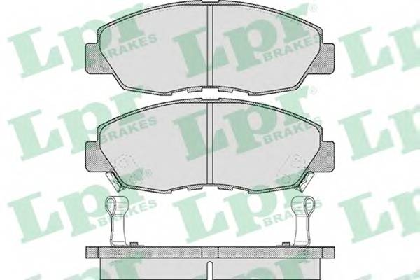 LPR 05P566 Комплект тормозных колодок