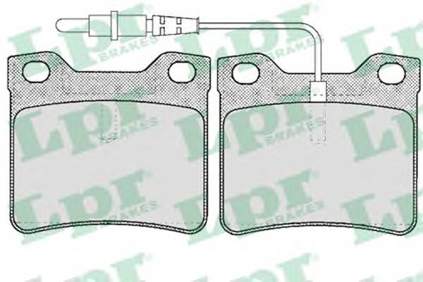 LPR 05P623 Комплект тормозных колодок