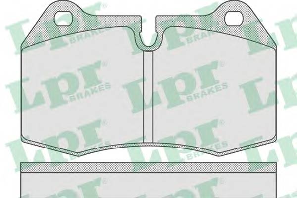 LPR 05P769 Комплект тормозных колодок