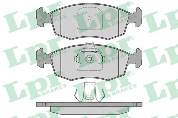 LPR 05P785 Комплект тормозных колодок