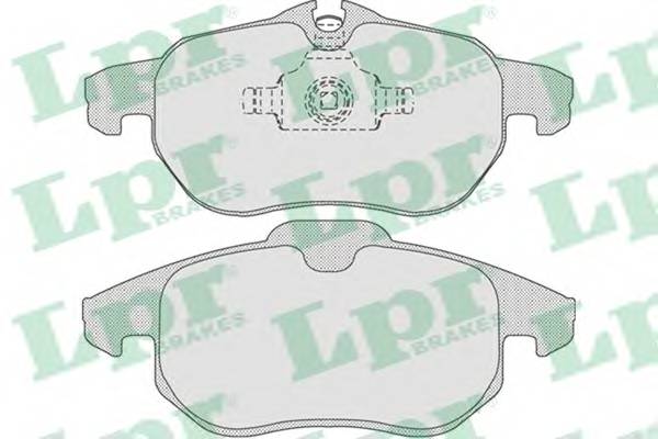 LPR 05P814 Комплект тормозных колодок