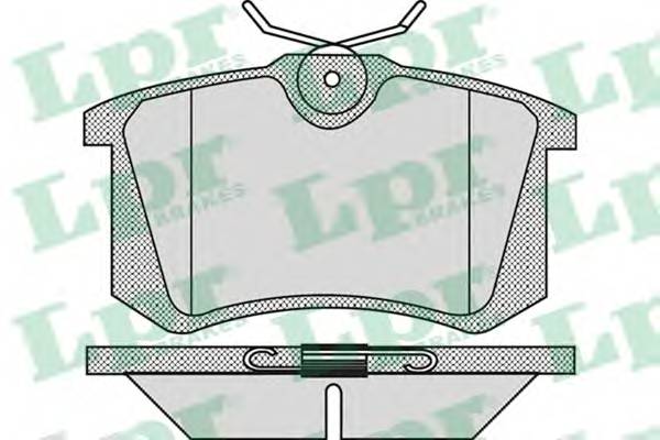 LPR 05P868 Комплект тормозных колодок