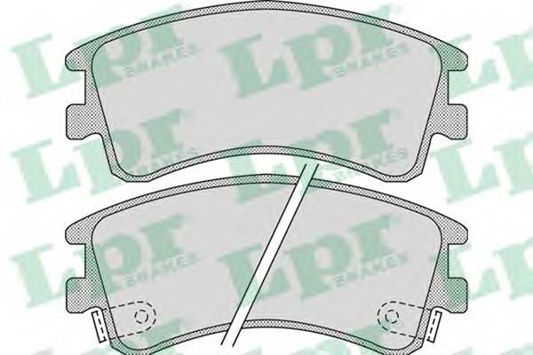 LPR 05P878 Комплект гальмівних колодо... LPR 05P878 Комплект гальмівних колодо...