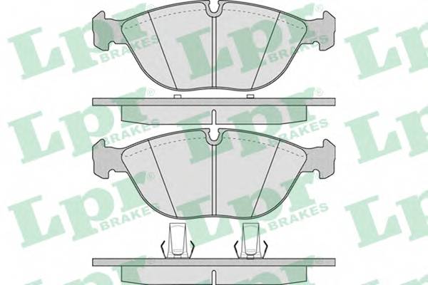 LPR 05P881 Комплект тормозных колодок