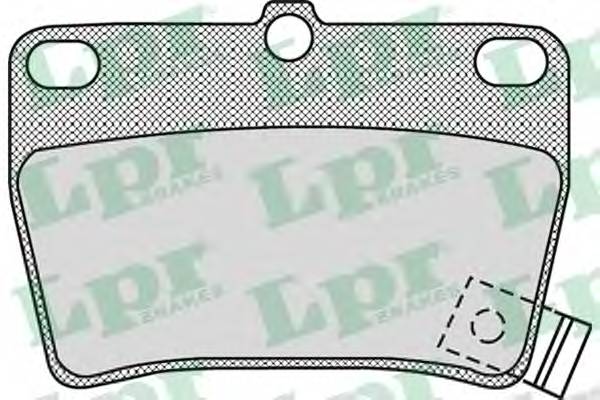 LPR 05P997 Комплект гальмівних колодо... LPR 05P997 Комплект гальмівних колодо...