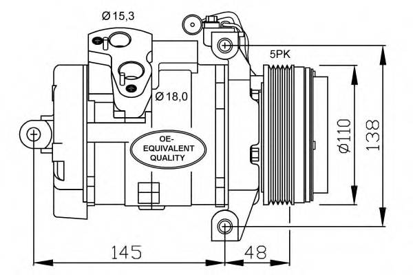 NRF 32432 Компресор, кондиціонер NRF 32432 Компресор, кондиціонер
