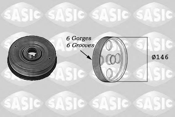 SASIC 2154013 Ременный шкив, коленчатый в... SASIC 2154013 Ременный шкив, коленчатый в...