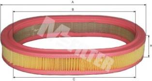 MFILTER A126 Повітряний фільтр MFILTER A126 Повітряний фільтр