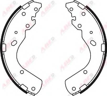 ABE C03044ABE Комплект тормозных колодок