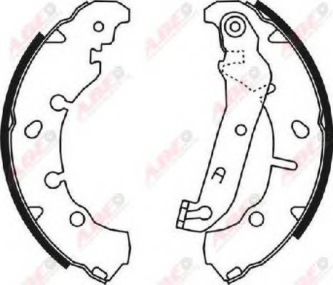 ABE C0G046ABE Комплект тормозных колодок