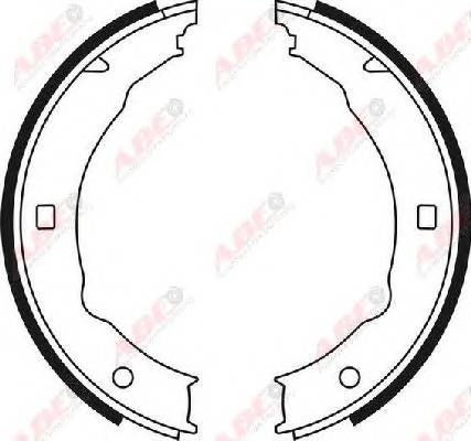 ABE CRP001ABE Комплект гальмівних колодо... ABE CRP001ABE Комплект гальмівних колодо...
