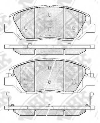 NiBK PN0446 Колодки тормозные