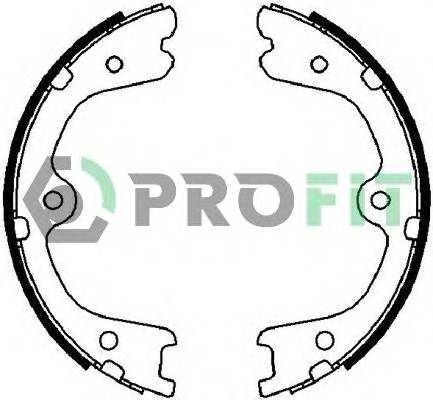 PROFIT 5001-4030 Колодки гальмівні барабанн...