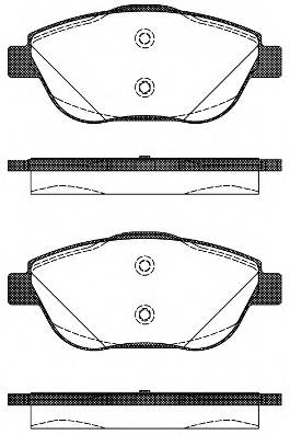 ROADHOUSE 21392.10 Комплект тормозных колодок
