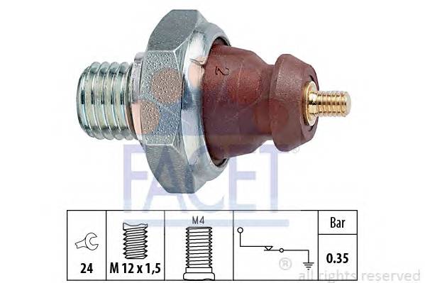 FACET 7.0057 Датчик давления масла