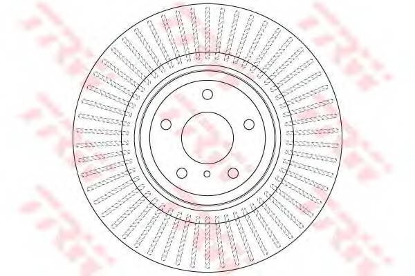 TRW DF6498S Тормозной диск