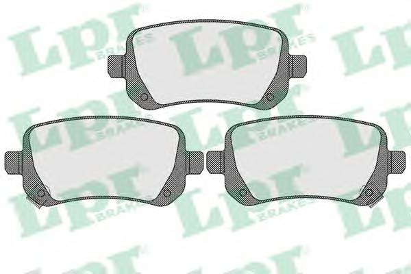 LPR 05P1550 Комплект тормозных колодок