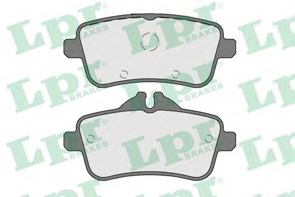 LPR 05P1805 Комплект тормозных колодок... LPR 05P1805 Комплект тормозных колодок...