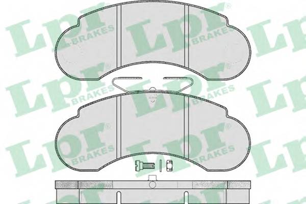 LPR 05P415 Комплект тормозных колодок