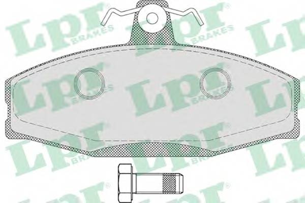 LPR 05P651 Комплект тормозных колодок...